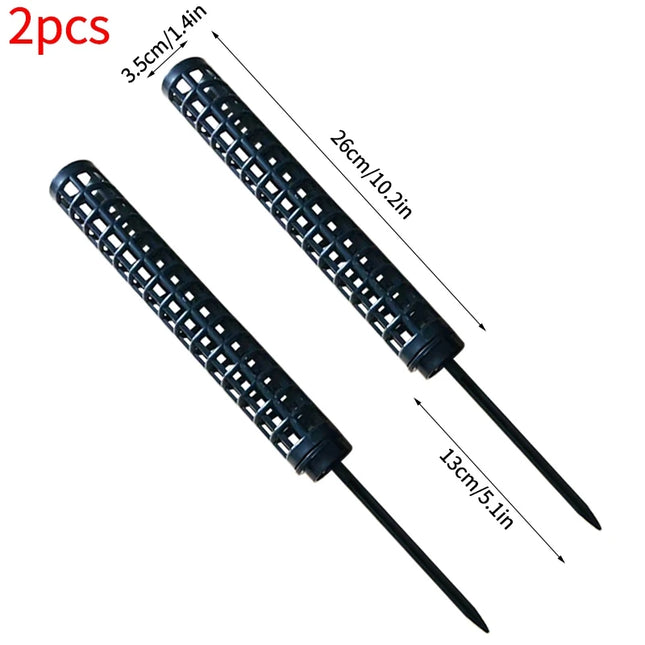 Stackable Plastic Plant Support Stakes - Self-Watering Moss Pole Trellis