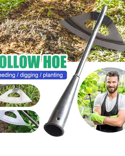 Garden Weeding Artifact Steel Crescent Shaped Hoe Soil Loosening Outdoor Planting Rake Hoe Farming Tools Garden Hand Tools