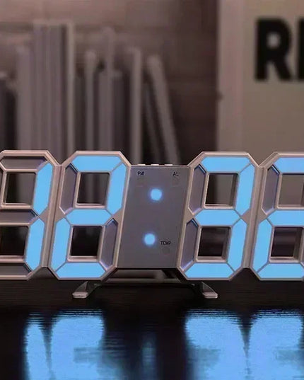 Led Digital Clock Modern Home Decoration Night Light Mode