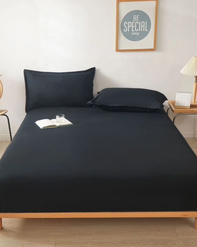 Anqianny 3pcs Cotton Fitted Bed Sheet Set - Soft and Breathable Bedding