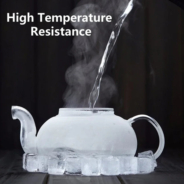 400ml/1000ml Glass Teapot Filterable Heat-resistant