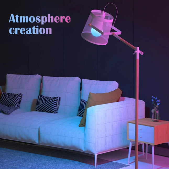 16 Colors RGB Bulb LED Multicolor Bulb E27 Base 220V Household Lighting Dimmable 
24 Key Remote Control Atmosphere Neon Light