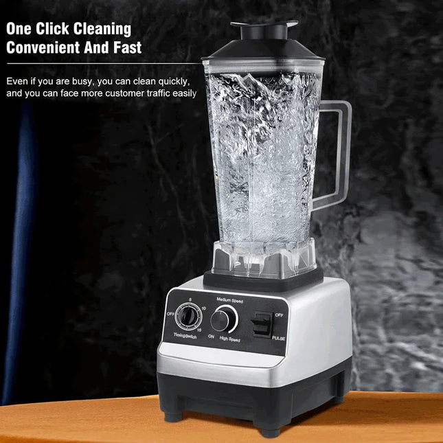 BALASHOV 220V Commercial Blender Juicer - Heavy Duty, 2000W Power