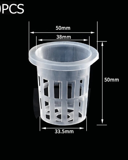 50Pcs Hydroponic Planting Basket Soilless Nursery Basket Vegetable Growing Nursery Cup Garden Hydroponic Vegetable Accessories
