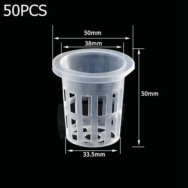 50Pcs Hydroponic Planting Basket Soilless Nursery Basket Vegetable Growing Nursery Cup Garden Hydroponic Vegetable Accessories