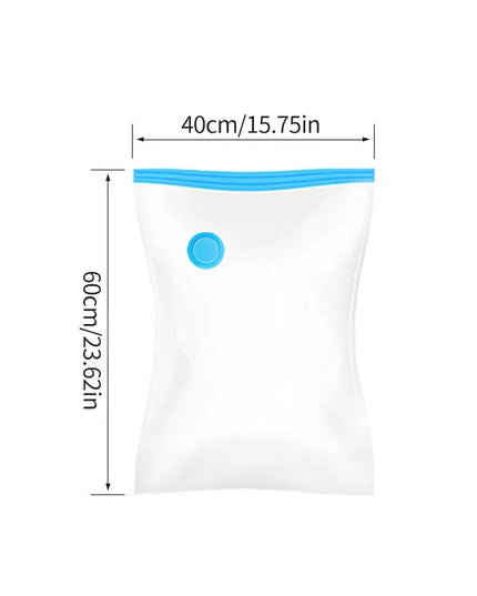 Clothes Storage Vacuum Bags - Compression Organizer with Hand Pump