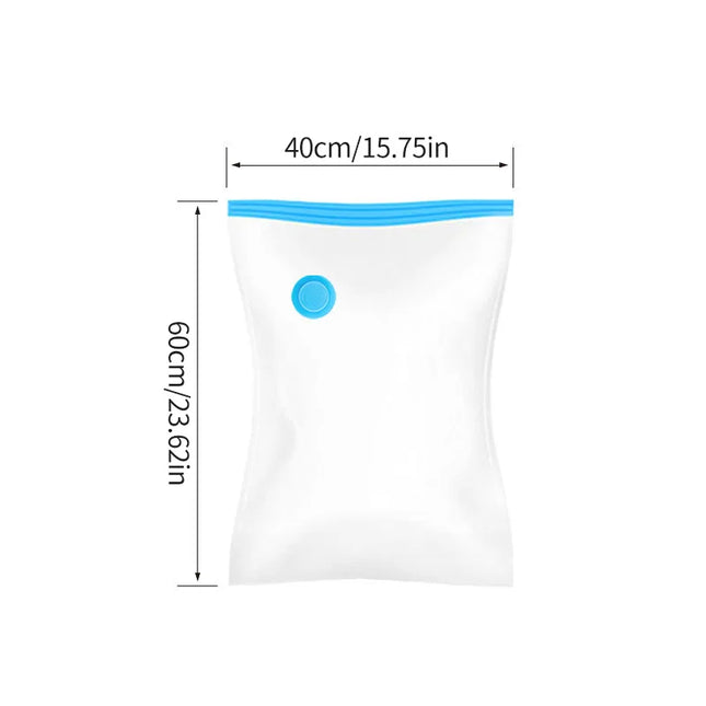 Clothes Storage Vacuum Bags - Compression Organizer with Hand Pump