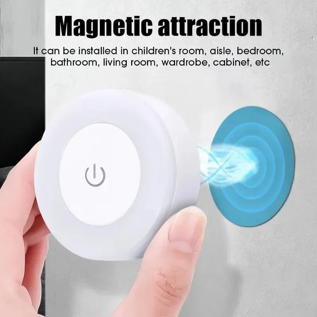 Led Light Portable USB Rechargeable Night Light for Living Room and Bedroom Lighting