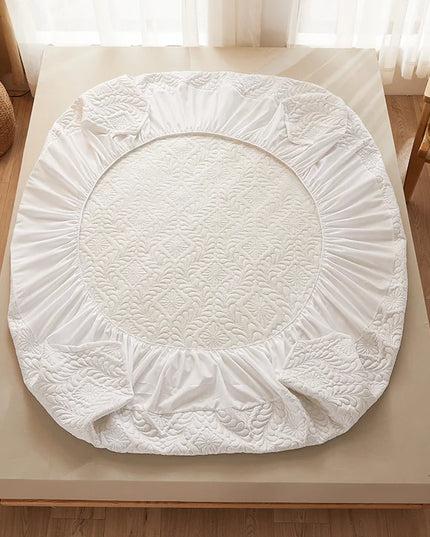 Anqianny Waterproof Mattress Protector - Soft Solid Color Bedding