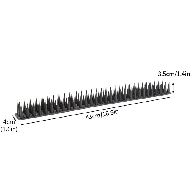 Plastic Anti-Bird Spikes Balcony Eaves Windowsills Bird Repellent Anti-Pigeon Anti-Cat Bird Repeller Thorn Boxed Package