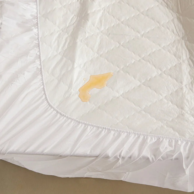 Anqianny Waterproof Mattress Protector - Soft Solid Color Bedding