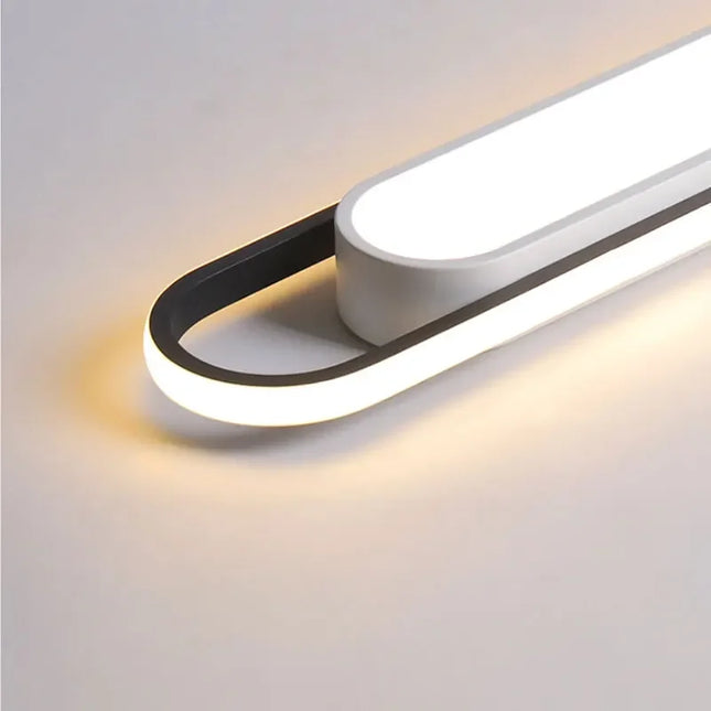 Modern LED Ceiling Light for Living Room -  Long Strip, Minimalist Design
