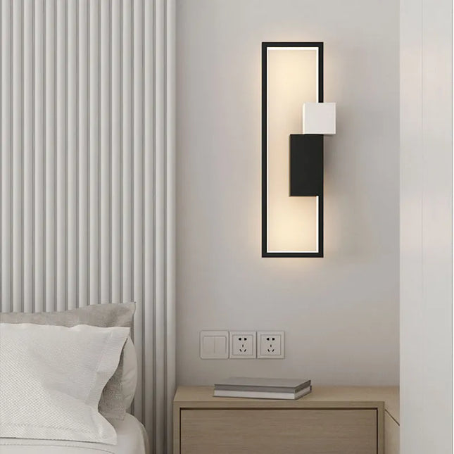 Modern Square Wall Lamp - Stylish Design for Bedroom & Living Room