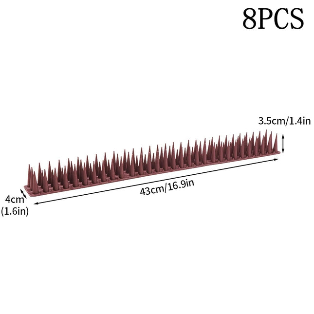 Plastic Anti-Bird Spikes Balcony Eaves Windowsills Bird Repellent Anti-Pigeon Anti-Cat Bird Repeller Thorn Boxed Package