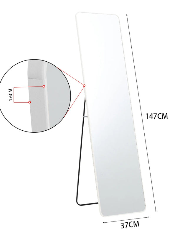 Breeins Modern Rectangular Full-Length Floor Mirror - Elegant Design