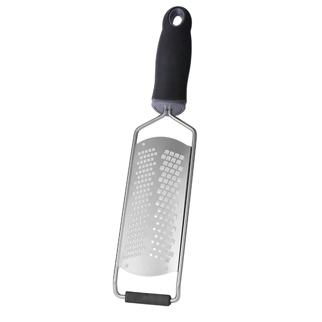 Multipurpose Cheese Slicer - Stainless Steel Kitchen Tool with Black Handle