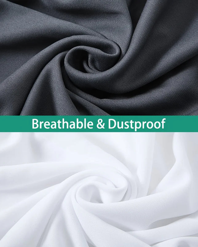 Anqianny Stretchable Bed Skirt - Ultra-Soft, Non-Slip, Machine Washable