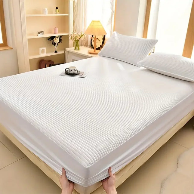Anqianny 3-Layer Waterproof Mattress Cover - Soft Anti-Dust Mite Protection