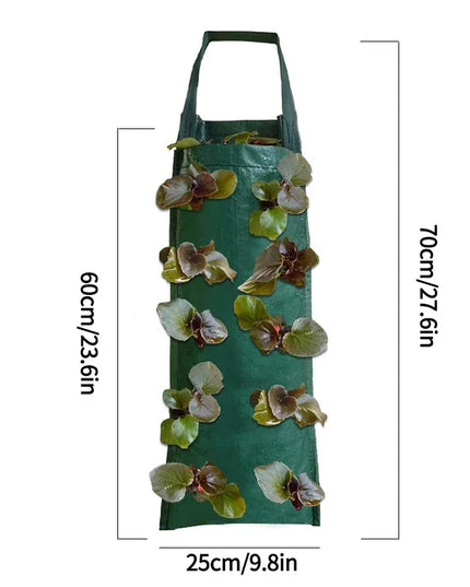 Vertical Garden Hanging Grow Bags - Indoor Outdoor Planter Pots for Vegetables