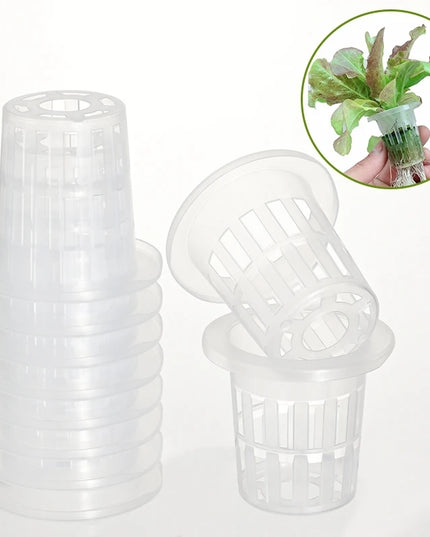 50Pcs Hydroponic Planting Basket Soilless Nursery Basket Vegetable Growing Nursery Cup Garden Hydroponic Vegetable Accessories