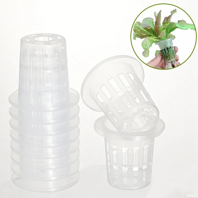 50Pcs Hydroponic Planting Basket Soilless Nursery Basket Vegetable Growing Nursery Cup Garden Hydroponic Vegetable Accessories