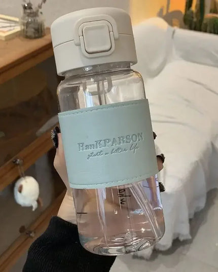 500ml Portable Water Bottle with Straw