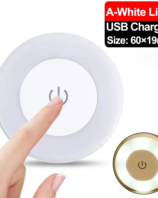 Led Light Portable USB Rechargeable Night Light for Living Room and Bedroom Lighting