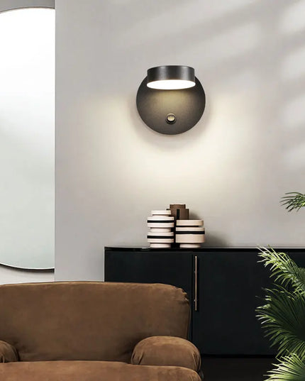 Modern Simple LED Wall Lamps - Rotatable Bedside Reading Light