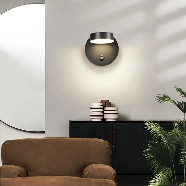 Modern Simple LED Wall Lamps - Rotatable Bedside Reading Light
