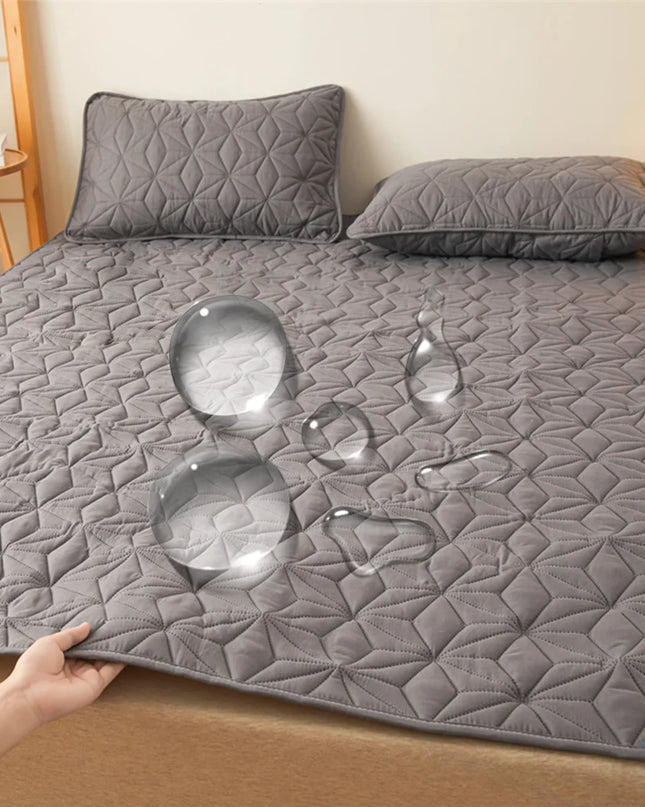 Anqianny Waterproof Mattress Topper - Quilted Protector for Beds
