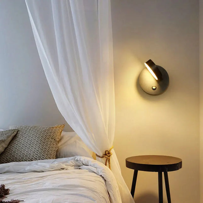 Modern Simple LED Wall Lamps - Rotatable Bedside Reading Light