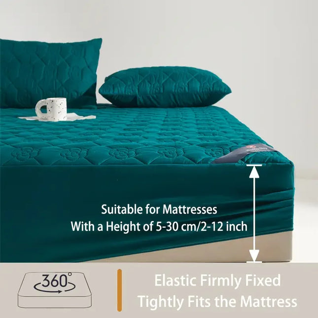 Anqianny Waterproof Mattress Protector - Soft Fitted Sheet for Beds