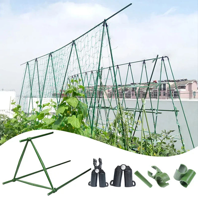 40cm Plant Stakes for Support - Garden Pillars for Climbing Vines & Tomatoes