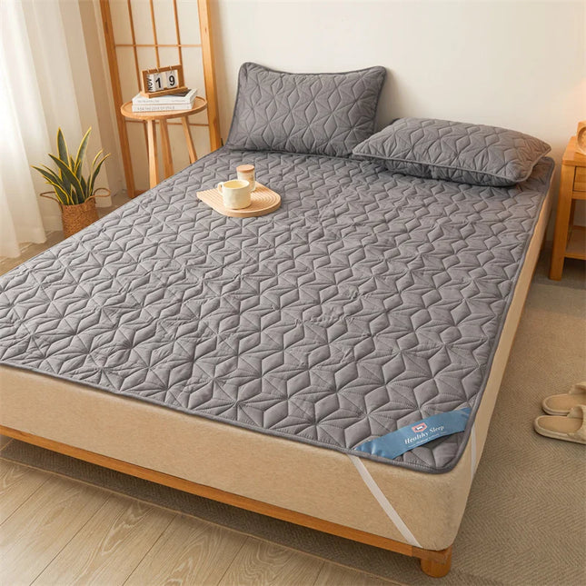 Anqianny Waterproof Mattress Topper - Quilted Protector for Beds