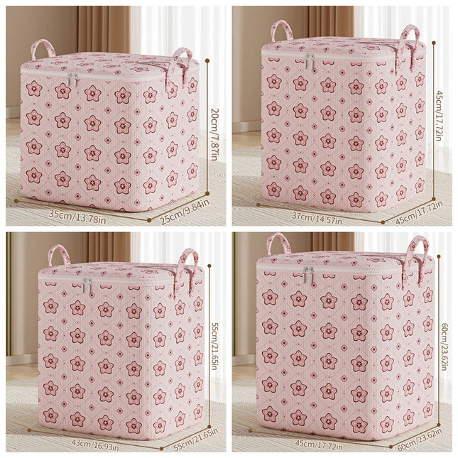 Large Capacity Quilt Storage Bag - Non-Woven Fabric Organizer for Home