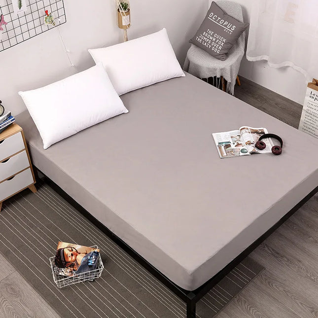 Anqianny Waterproof Fitted Sheet - Soft Polyester for Queen/King/Twin