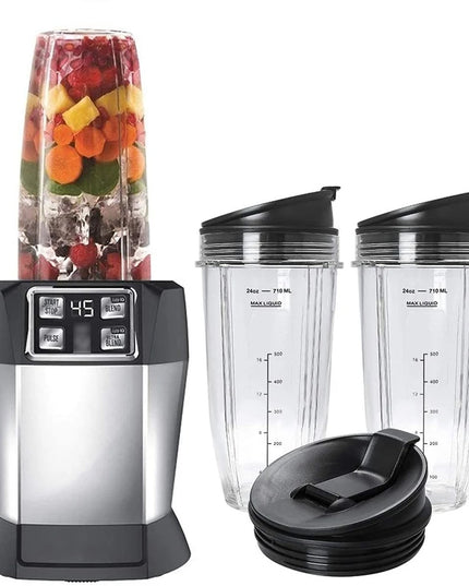 Y21A Replacement 24Oz Cups with Spout Lid for Nutri Ninja Blenders