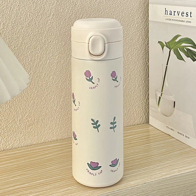 500ml Stainless Steel Thermal Bouncing Cover Bottle