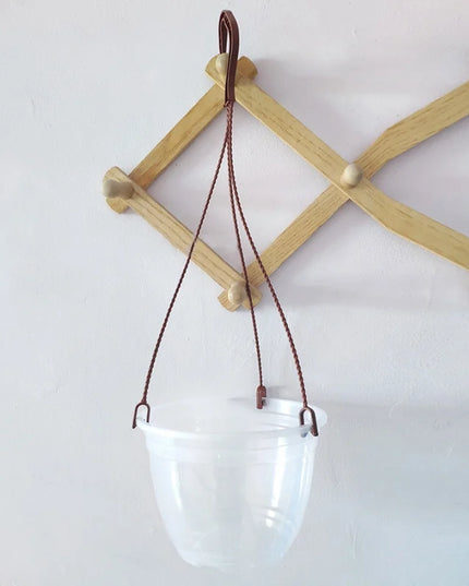 Plastic Flower Pot Hanger Plant Pot Hanging Holder Garden Planter Hooks Home Hanging Basket Balcony Decor 24/36cm Wholesale