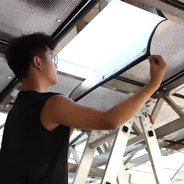 Classic Style Window Privacy Film - UV Insulation, Exterior Installation