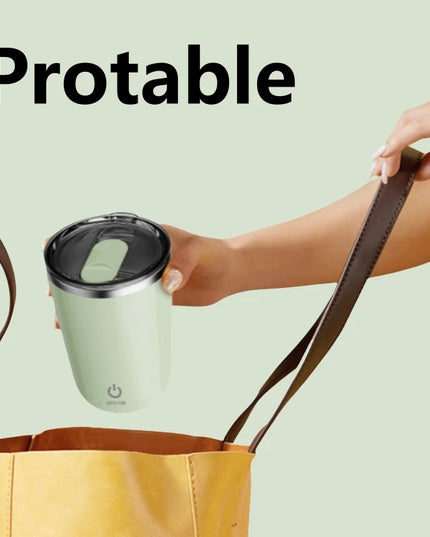 350ml Stainless Steel Self-Stirring Mug