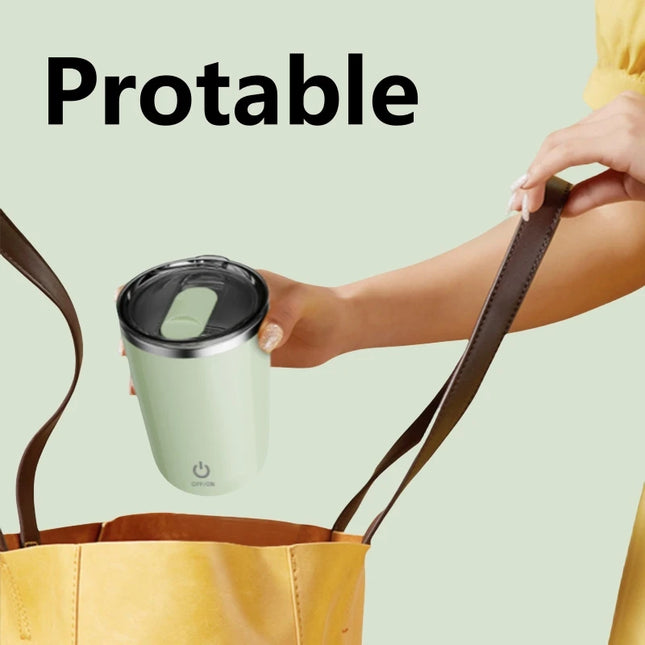 350ml Stainless Steel Self-Stirring Mug