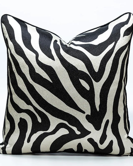 Anqianny Golden Cushion Cover - Tiger Zebra Pattern for Sofa Decor