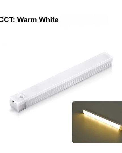 LED Motion Sensor Strip Light 
Wireless Sensor Night Light 
USB Rechargeable Detector Light Wall Lamp for Kitchen Cabinet and Storage