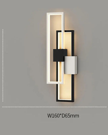 Modern Square Wall Lamp - Stylish Design for Bedroom & Living Room
