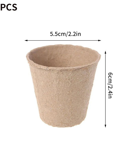 10/20PCS Biodegradable Nursery Seedling Cups - Ideal for Germination