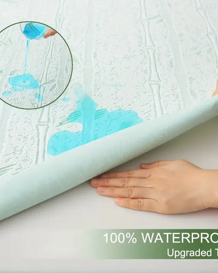 Anqianny Bamboo Fiber Mattress Protector - Waterproof, Ultra-Soft Cover