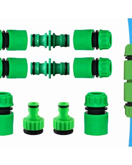 Garden Watering Hose Connector - 1/2" Quick Connect Repair Adapter