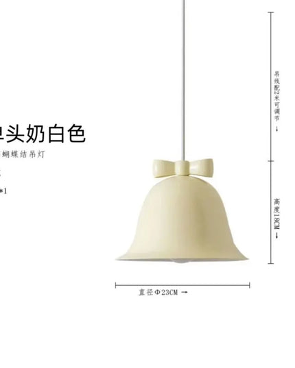 Nordic Chandelier Pendant Lamp - Bowknot Design for Creative Spaces