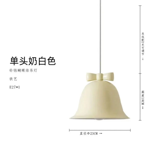 Nordic Chandelier Pendant Lamp - Bowknot Design for Creative Spaces